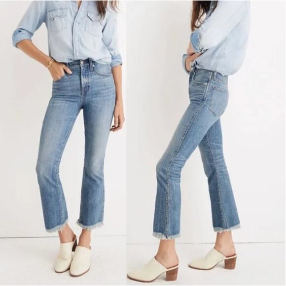 Madewell Cali Demi-Boot Jeans in Comfort Stretch: Eco Edition - Picture 1 of 8